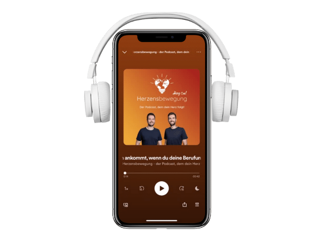 Titelbild Podcast der Herzensbewegung - Der Podcast, dem dein Herz folgt