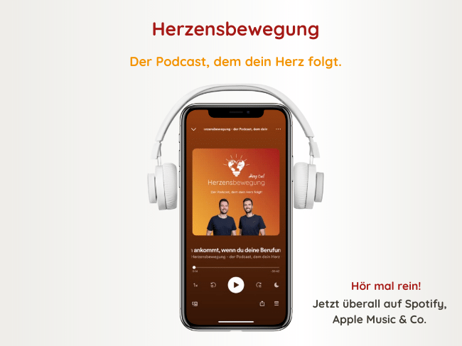 Titelbild Podcast der Herzensbewegung - Der Podcast, dem dein Herz folgt